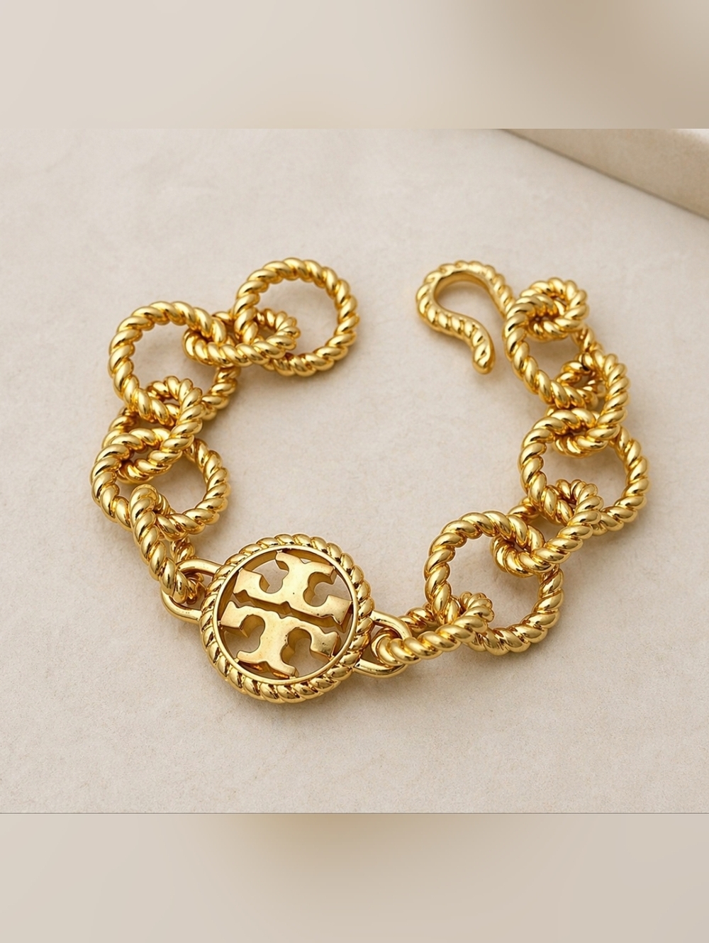 Tory Burch Textured Rope
Bracelet | Gold - Picture 2 of 3